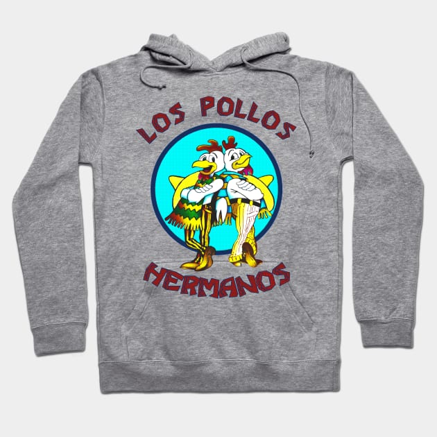 Los Pollos Hermanos Vintage Halftone Hoodie by Mr.PopArts